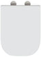 vidaXL - Snelle - Afneembare - Toiletbril - met - Zachte - Sluiting - Duroplast - Wit