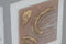 Schilderij Home ESPRIT Bruin Beige polyestyreen Canvas Geruit Stads 82 x 5 x 82 cm (2 Stuks)