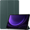imoshion Trifold Bookcase - Geschikt voor Samsung Galaxy Tab S9/S10 FE/S10 Lite - Auto-wake functie - Donkergroen