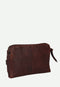 BURKELY Antique Avery Mini Bag - Lederen schoudertas - 2 ritsvakken - Bruin