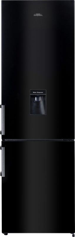 Everglades EVUD4049 - Koel-Vriescombinatie - Waterdispenser - Zwart - 268 Liter - 5 Jaar Garantie