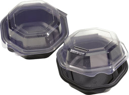 Bak - PS - 370cc - Ø115mm - octaviewbox - 60mm - zwart/transparant - 375 stuks