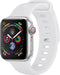 iMoshion Bandje Geschikt voor Apple Watch Bandje Series 1 / 2 / 3 / 4 / 5 / 6 / 7 / 8 / 9 / SE - 38 / 40 / 41 mm - iMoshion Siliconen band - Wit