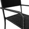 vidaXL - Tuinstoelen - 4 - st - poly - rattan - zwart