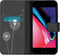 iMoshion Hoesje Geschikt voor iPhone 7 / 8 / SE (2020) / SE (2022) Hoesje Met Pasjeshouder - iMoshion Design Softcase Bookcase - Wit / Zwart / Dandelion