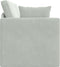 vidaXL - Vloersofa - Bed - 2-in-1 - Lichtgrijs - 213x144x60 - cm - Fluwelen