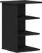 vidaXL - Zijkast - Zwarte - Eik - 35x35x55 - cm - Bewerkt - hout