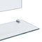 vidaXL - Wandspiegel - met - schap - 100x60 - cm - gehard - glas