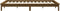 vidaXL - Bedframe - massief - grenenhout - honingbruin - 120x200 - cm