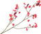 Silk-ka Kunstbloem-Zijden Bloem-Kunsttak Bessentak Rood-Roze 93 cm