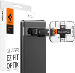 Spigen Google Pixel 7a - Camera Lens Glas Protector - Geharde glas - Zwart (2 stuks)