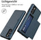 imoshion Hoesje Geschikt voor Samsung Galaxy S20 FE Hoesje - Ruimte voor 2 pasjes - imoshion Backcover met pasjeshouder - Donkerblauw
