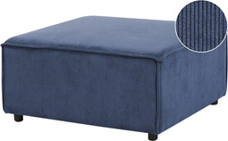 APRICA - Ottomaan - Blauw - Corduroy
