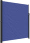 vidaXL - Windscherm - uittrekbaar - 220x600 - cm - blauw