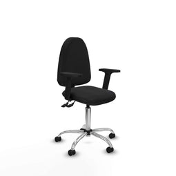 Piqueras y Crespo B2D05RP - Bureaustoel - Verstelbare hoogte met armleuning - Zwart