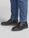 JACK&JONES JFWKARL LEATHER BOOT LN - Heren Bootschoenen - 100% rubber - Donkergrijs - Maat 43