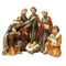 Kerststal set DKD Home Decor Hars (23 x 12,5 x 19,5 cm) (2 Stuks)