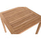 Eettafel Home ESPRIT Bruin Teakboom 80 x 80 x 77 cm