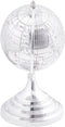 vidaXL - Globe - Sculptuur - Zilver - 16,5x14x26 - cm - Aluminium