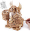 iDventure Marble Run Dragon - Bouwpakket Knikkerbaan - 260 Onderdelen en 15 Metalen Knikkers - Hout