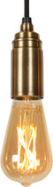 Atmooz - Hanglamp Flo - Industrieel - Woonkamer / Slaapkamer / Eetkamer - Plafondlamp - Goud Brons en Zwart - Hoogte 110cm - Metaal