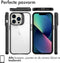 iMoshion Hoesje Geschikt voor iPhone 13 Pro Max Hoesje - iMoshion Rugged Hybrid Case - Zwart / Transparant