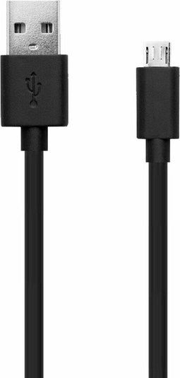Big Ben WOWCBLMIC1MB - Micro USB Kabel - 100cm - Zwart