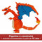 Pokémon Charizard Figuur - BANDAI - Nanoblock - Baksteen Figuur 860 stuks - Bouwpakket - NBPM80