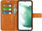 Lunso - Geschikt voor Samsung Galaxy S23 Plus / S23+ - cover bookcase hoes - Cognac