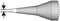 JBC Tools C245406 Soldeerpunt Beitelvorm, Recht Grootte soldeerpunt 0.7 mm Inhoud: 1 stuk(s)