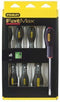 Stanley FatMax - 6-Delige Schroevendraaierset Torx TT10 TT15 TT20 TT25 TT30 TT40 - Ergonomische handgreep - Zwart Grijs