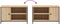 vidaXL - Tv-meubel - 80x40x50 - cm - bewerkt - hout - sonoma - eikenkleurig