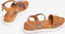 UNISA KABELO_25_GRE - Dames Sandalen - Blokhak 4,5 cm - CANNELLE - Maat 39