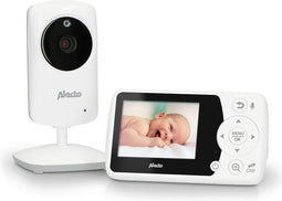 Alecto BO64 - Babyfoon met Camera - Uitbreidbaar tot 4 camera's - Wit