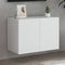 vidaXL - Tv-meubel - wandgemonteerd - 80x30x41 cm - wit