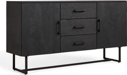 Dressoir Pristina Zwart - 150cm