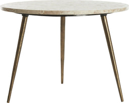 Light & Living Ronde Salontafel Zeca - Marmer - 59cm