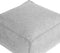 MUKKI - Poef - Grijs - 50 x 50 cm - Polyester