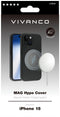 Vivanco Mag Hype - Backcover iPhone 15 - MagSafe-compatibel spatwaterdicht zwart