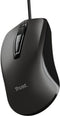 Trust Wired Optical Mouse 24657 - Draadloze USB Muis - Optische sensor 1200dpi - Zwart
