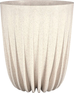 Mica Decorations Lungo Bloempot - H46 x Ø39 cm - Lichtgewicht - Off White