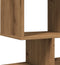 vidaXL - Kamerscherm - / - boekenkast - 92x29x112 - cm - hout - artisanaal - eiken