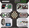 WINMAU Pro-SFB - Dartbord - 450 mm diameter - Cliple II-technologie