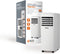 Dutch Originals Slimme Airconditioner - 7000 BTU - Mobiele Airco met Afstandsbediening - Koelen Ontvochtigen Ventileren - Wit