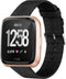 iMoshion Bandje Geschikt voor Fitbit Versa Lite / Versa 2 - iMoshion Nylon bandje - Zwart