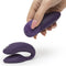 WE-VIBE Chorus Paar-Vibrator voor clitoris- en G-spotstimulatie met Squeeze Remote, opzetvibrator voor haar en hem, 100% waterdicht, haptische afstandsbediening, app-bediening