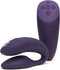 WE-VIBE Chorus Paar-Vibrator voor clitoris- en G-spotstimulatie met Squeeze Remote, opzetvibrator voor haar en hem, 100% waterdicht, haptische afstandsbediening, app-bediening