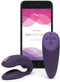 WE-VIBE Chorus Paar-Vibrator voor clitoris- en G-spotstimulatie met Squeeze Remote, opzetvibrator voor haar en hem, 100% waterdicht, haptische afstandsbediening, app-bediening