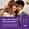 WE-VIBE Chorus Paar-Vibrator voor clitoris- en G-spotstimulatie met Squeeze Remote, opzetvibrator voor haar en hem, 100% waterdicht, haptische afstandsbediening, app-bediening