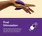 WE-VIBE Chorus Paar-Vibrator voor clitoris- en G-spotstimulatie met Squeeze Remote, opzetvibrator voor haar en hem, 100% waterdicht, haptische afstandsbediening, app-bediening